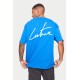 The Couture Club Puff Print Signature relaxed Fit T-Shirt - Blue